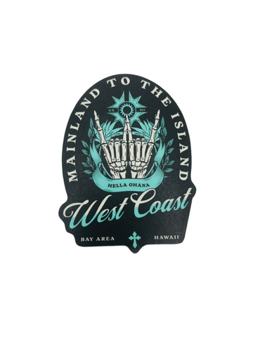 West Coast Sticker 2