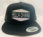 Hella Ohana Patch Hat Black