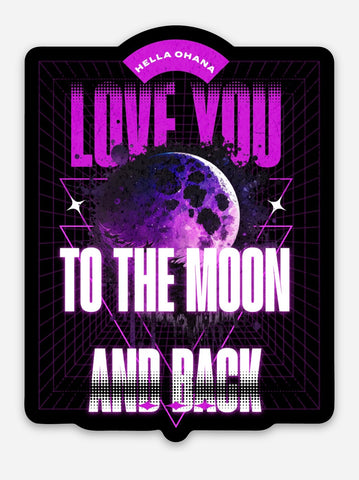 To the Moon & Back Magnet