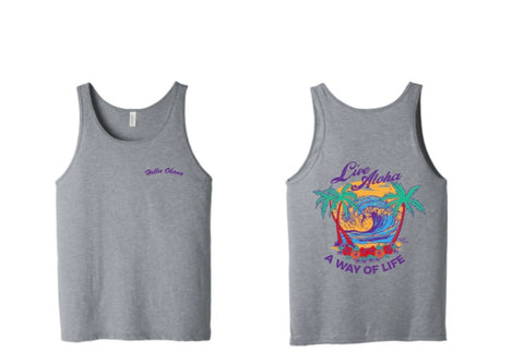 Hella Ohana Beach Tank Top