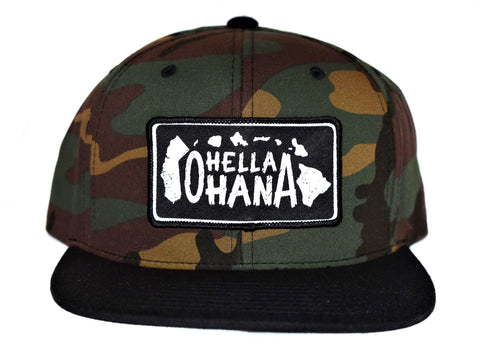 Hella Ohana Camo Hat